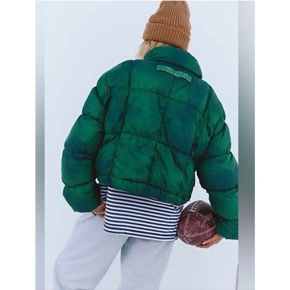 Free People In A Bubble Patch Puffer Jacket - Picture 3 of 11